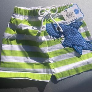 Mud pie baby swim trunks